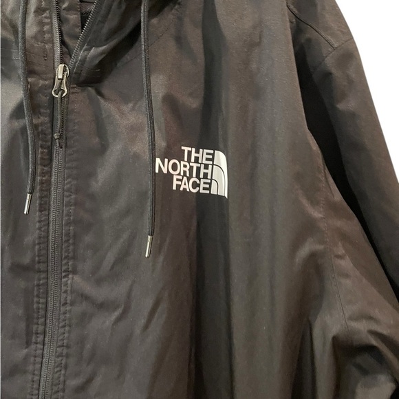 North Face Men’s Jacket Black Windbreaker Hooded Lightweight Polyester Size: 2XL - Picture 4 of 7